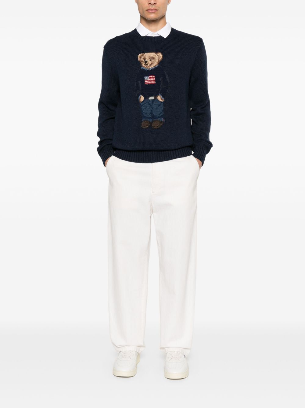 Polo Ralph Lauren Maglione Flag Bear