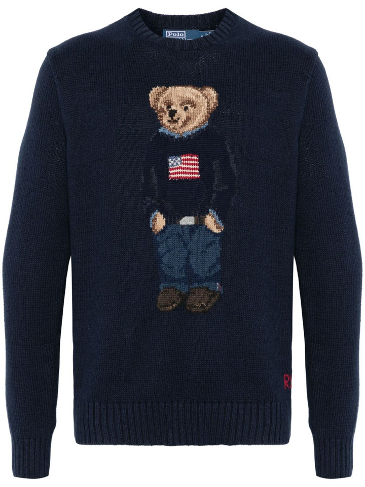 Polo Ralph Lauren Maglione Flag Bear