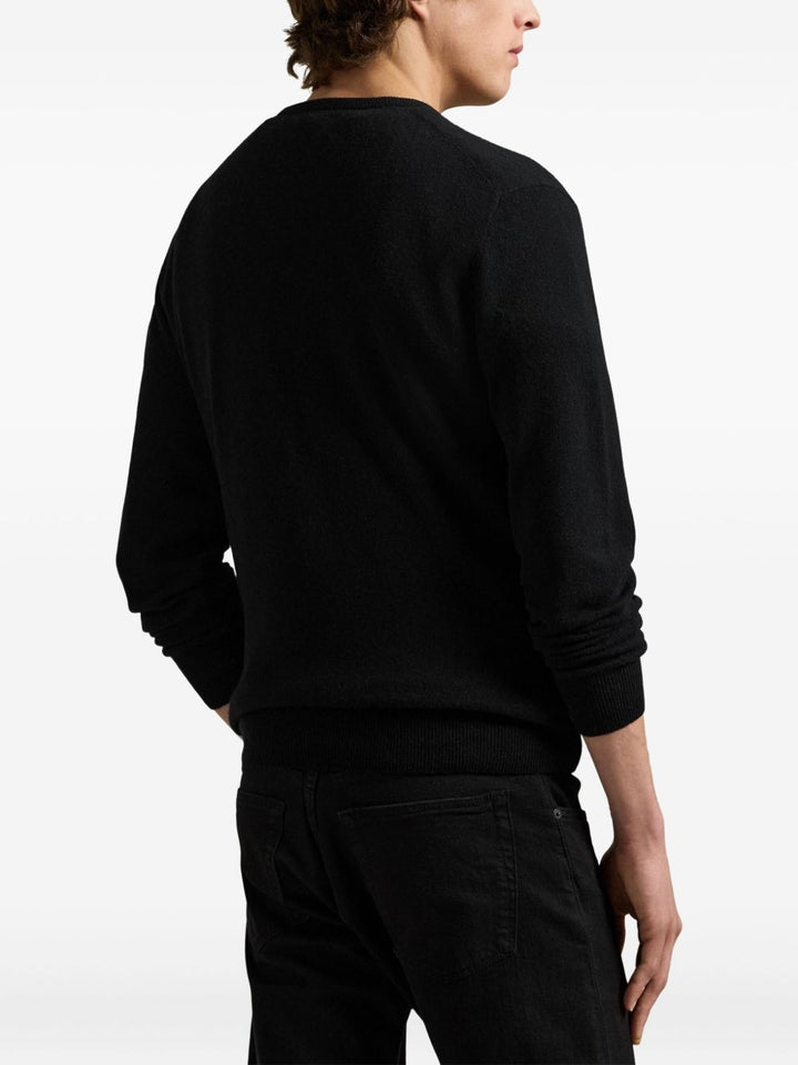 Polo Ralph Lauren
Maglione nero ricamato con logo