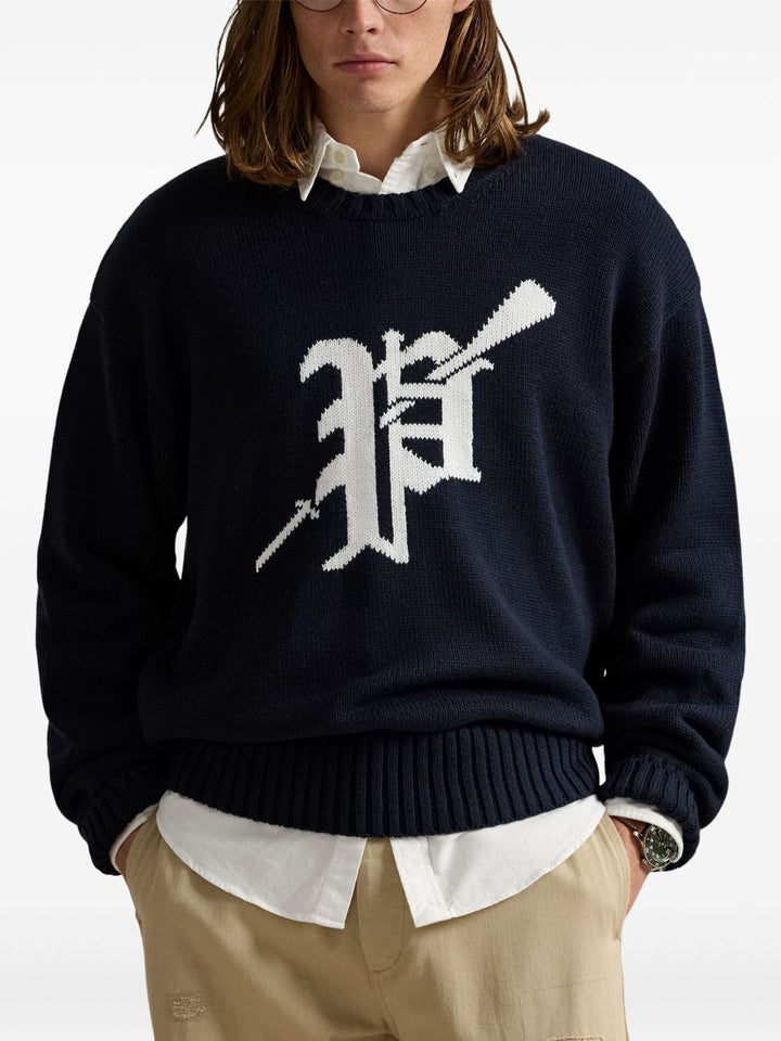Polo Ralph Lauren Maglione girocollo con logo a intarsio