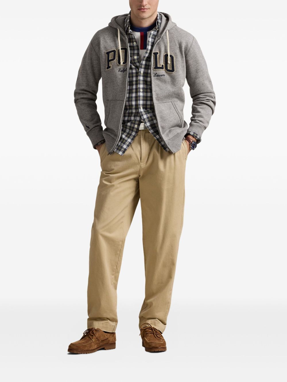 Polo Ralph Lauren
Felpa con cappuccio, applicazione logo e zip