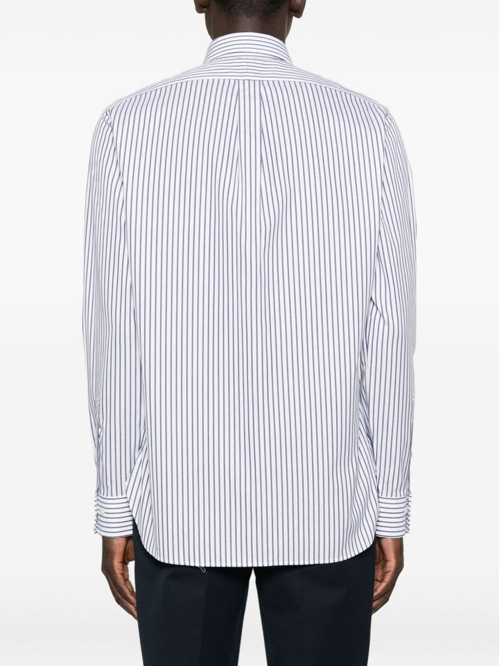 Polo Ralph LaurenCamicia a righe bianche e blu