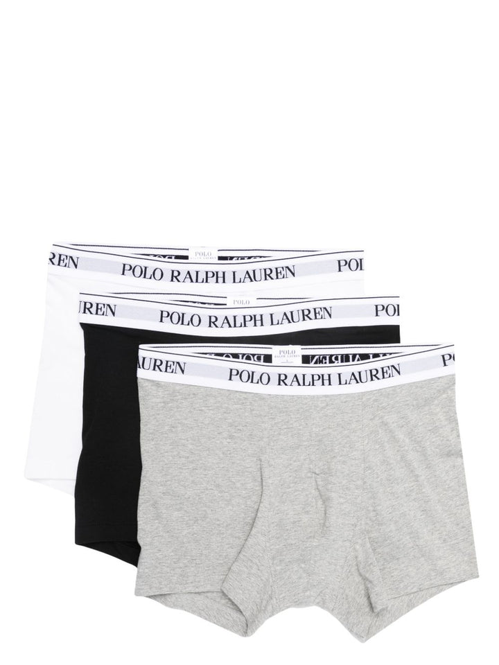 Polo Ralph Lauren
Slip in cotone con banda logata in vita (3 pezzi)