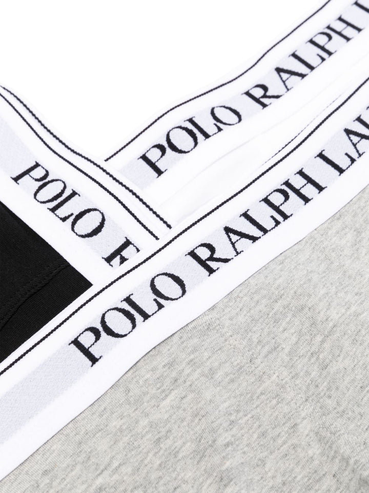 Polo Ralph Lauren Slip in cotone con banda logata in vita (3 pezzi)