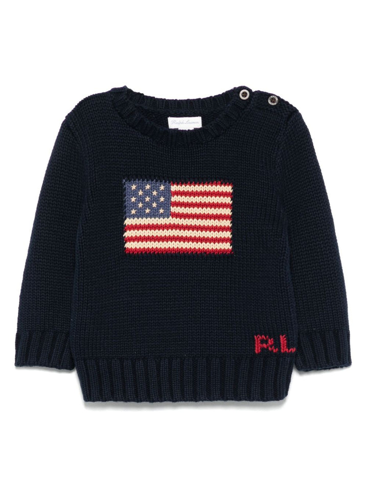 Polo Ralph Lauren Kids Maglione Blu Navy