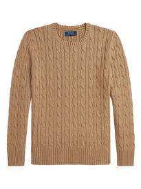 POLO RALPH LAUREN KIDS Maglione con lavorazione intrecciata