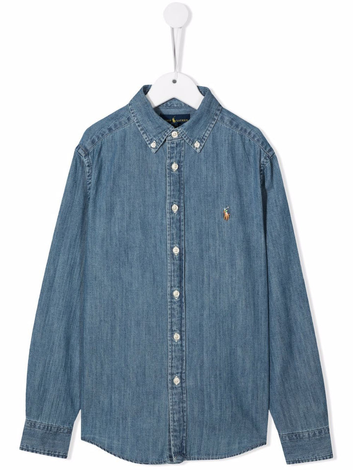 POLO RALPH LAUREN KIDS
Camicia denim con ricamo