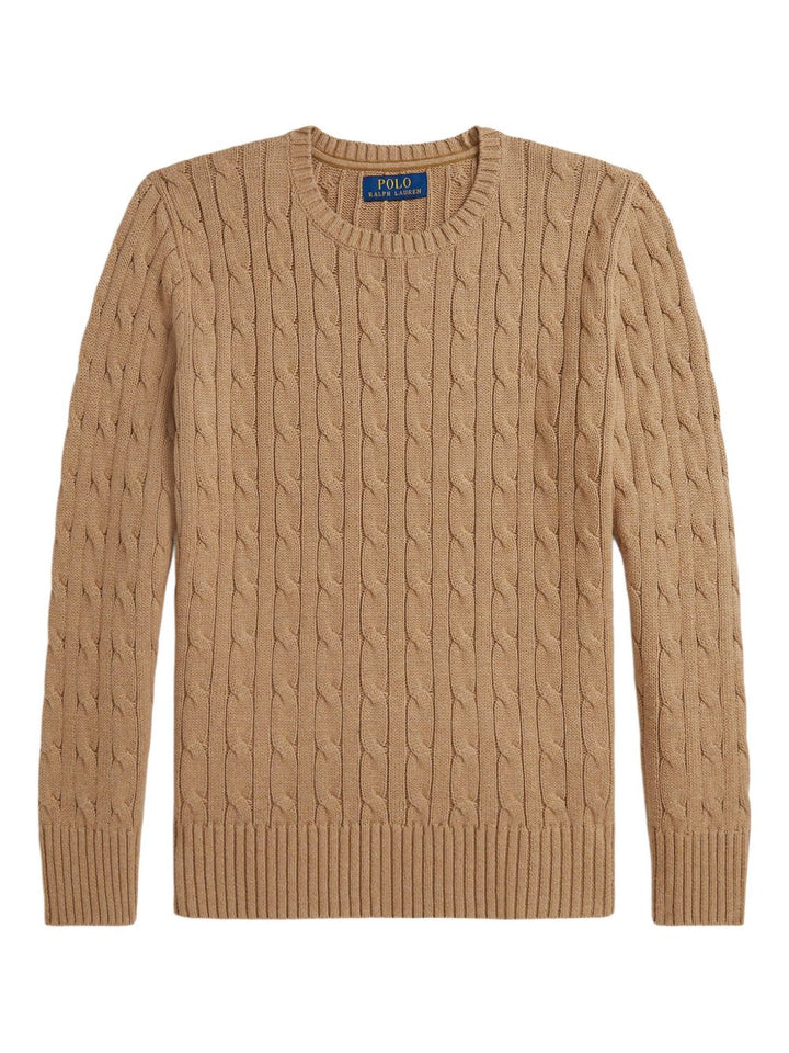 POLO RALPH LAUREN KIDS Maglione con lavorazione intrecciata