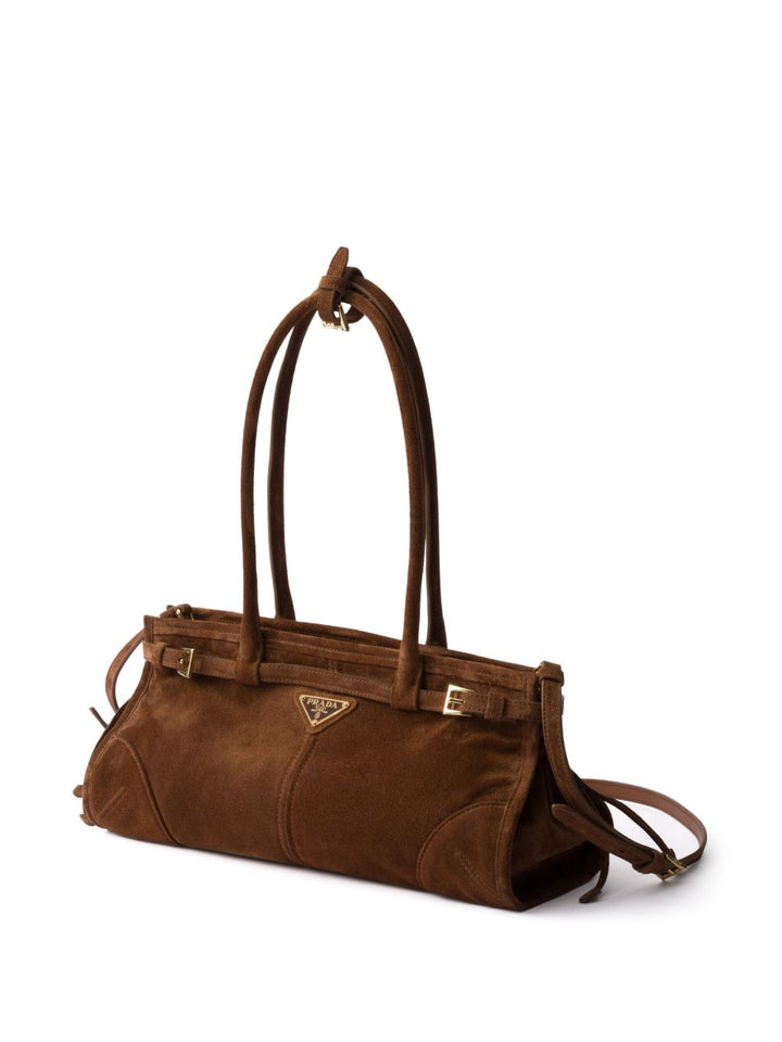 Prada
Borsa in vitello scamosciato marrone