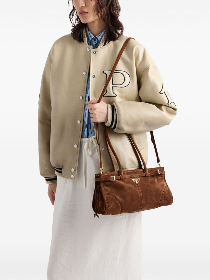 Prada
Borsa in vitello scamosciato marrone