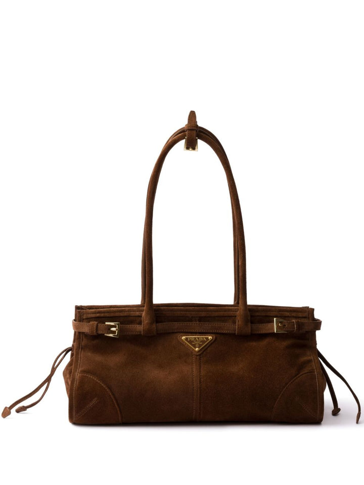 Prada
Borsa in vitello scamosciato marrone