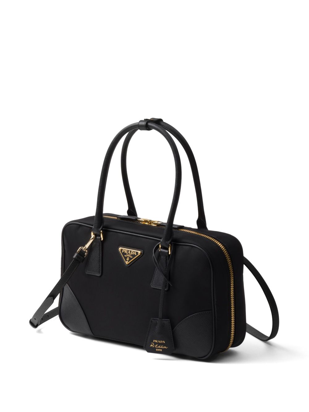 Prada Borsa in nylon riciclato nero