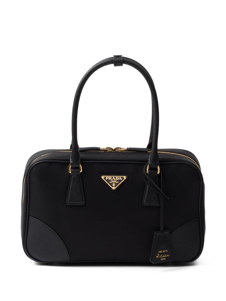 Prada Borsa in nylon riciclato nero