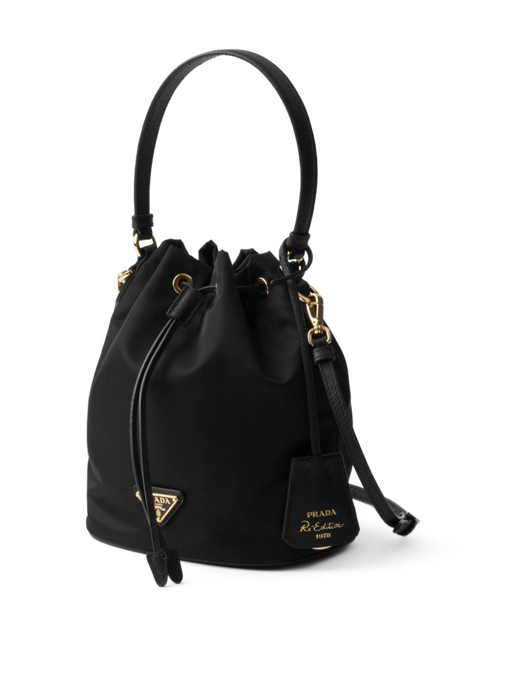 Prada
Borsa nera con coulisse