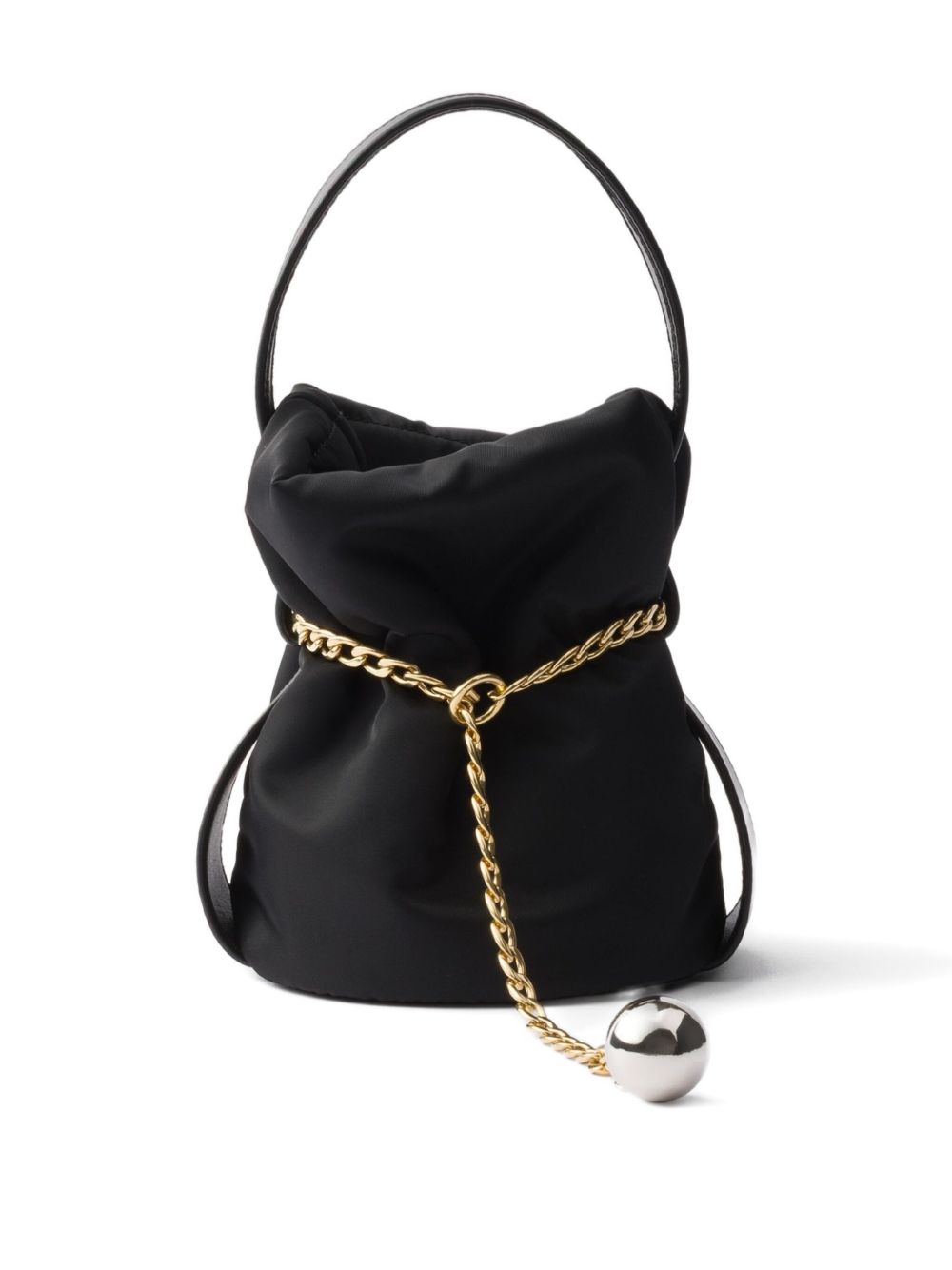 Prada
Borsa con placca logo nera