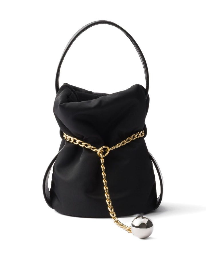 Prada
Borsa con placca logo nera