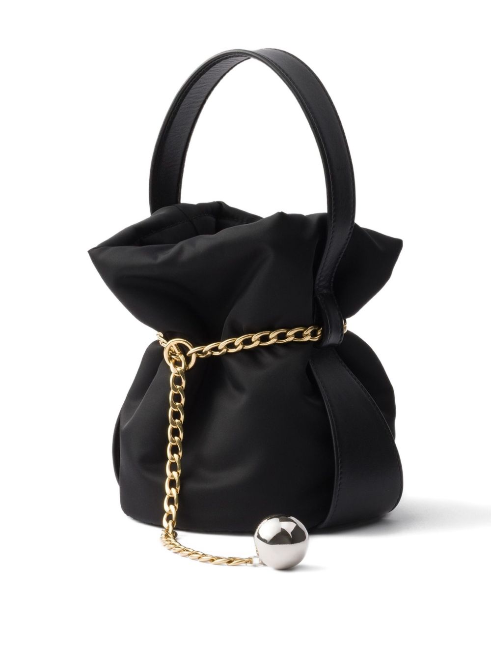 Prada
Borsa con placca logo nera