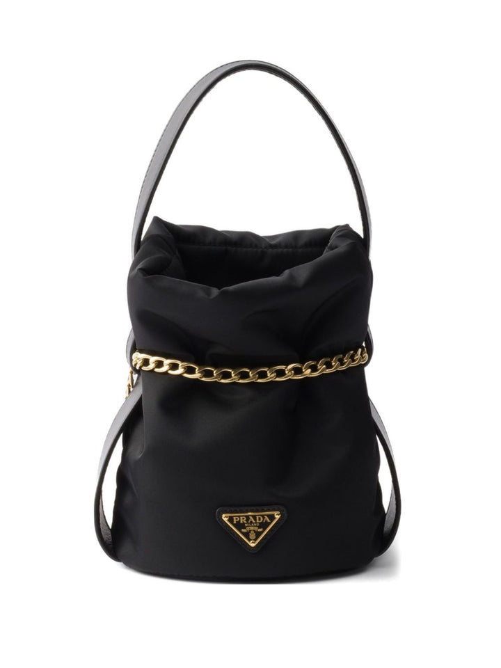 Prada
Borsa con placca logo nera