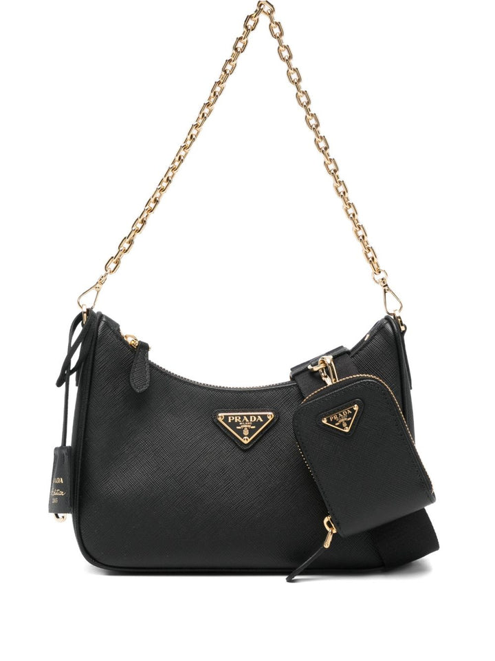 Prada
Borsa Re-Edition 2005 nera in pelle.