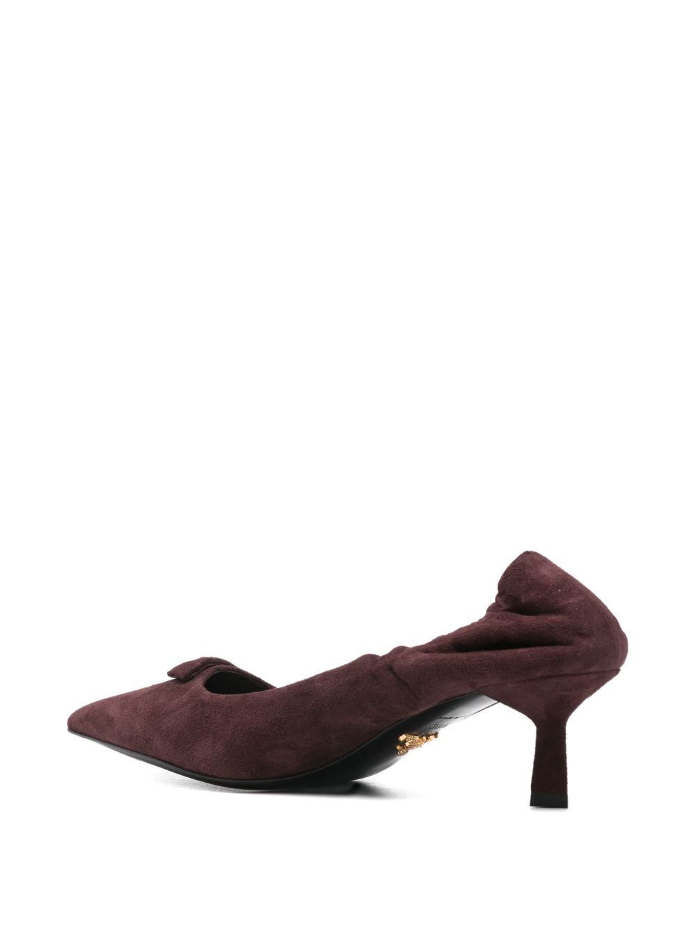 Prada
Décolleté in pelle scamosciata bordeaux