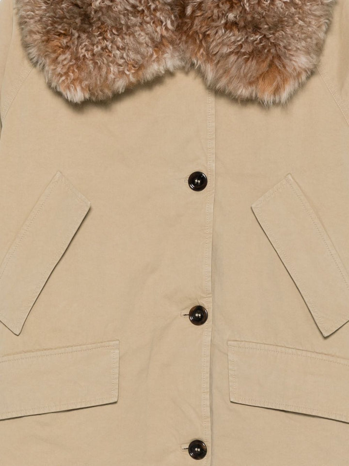 Prada

Giacca in pelliccia sintetica beige