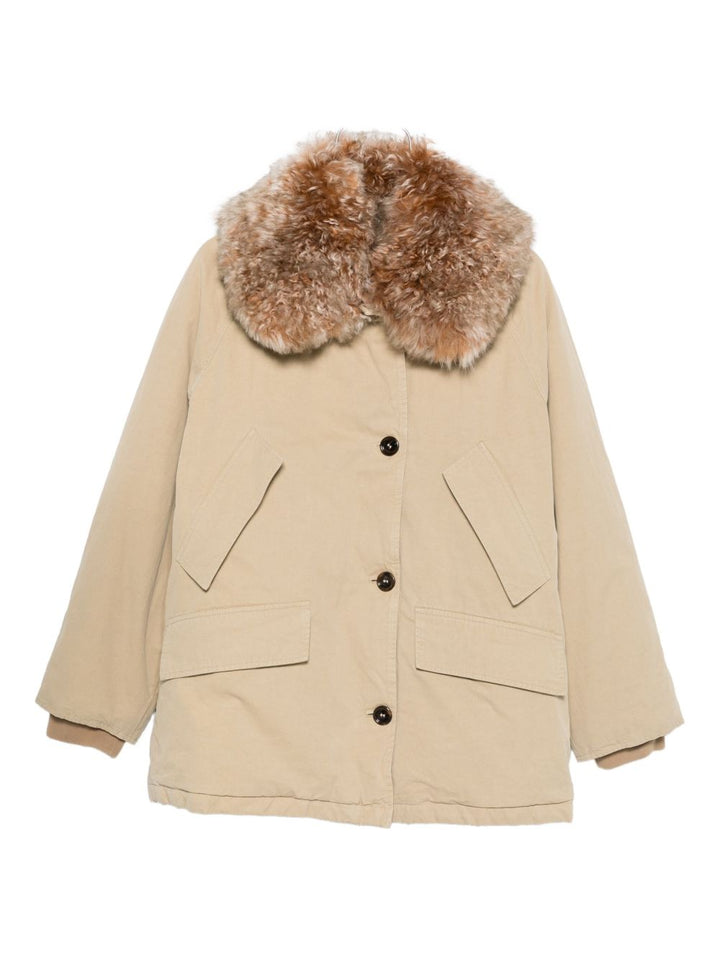 Prada

Giacca in pelliccia sintetica beige