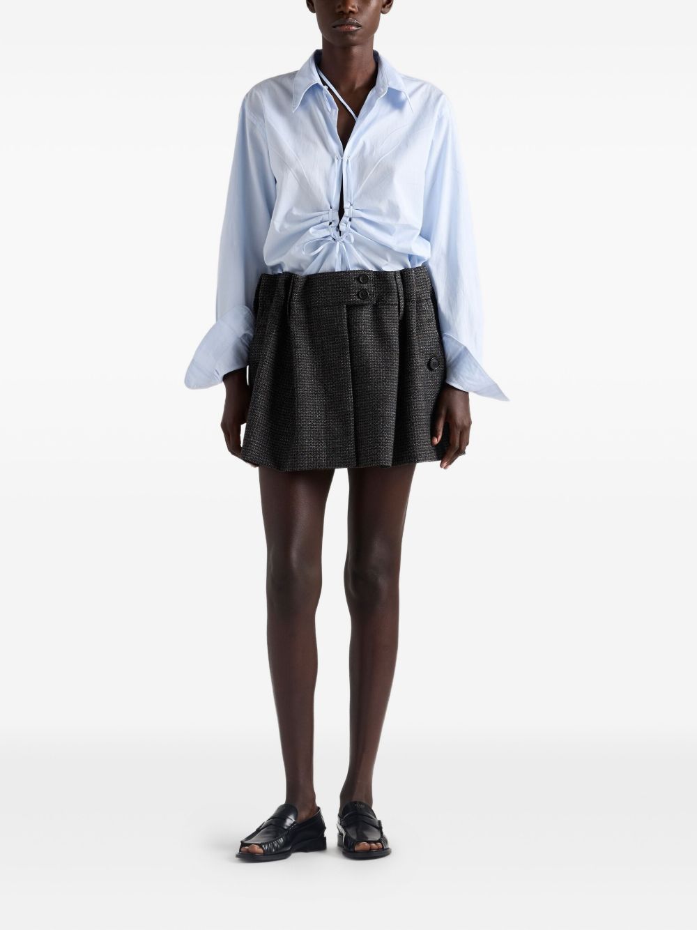 Prada

Gonna in lana con motivo a quadri neri