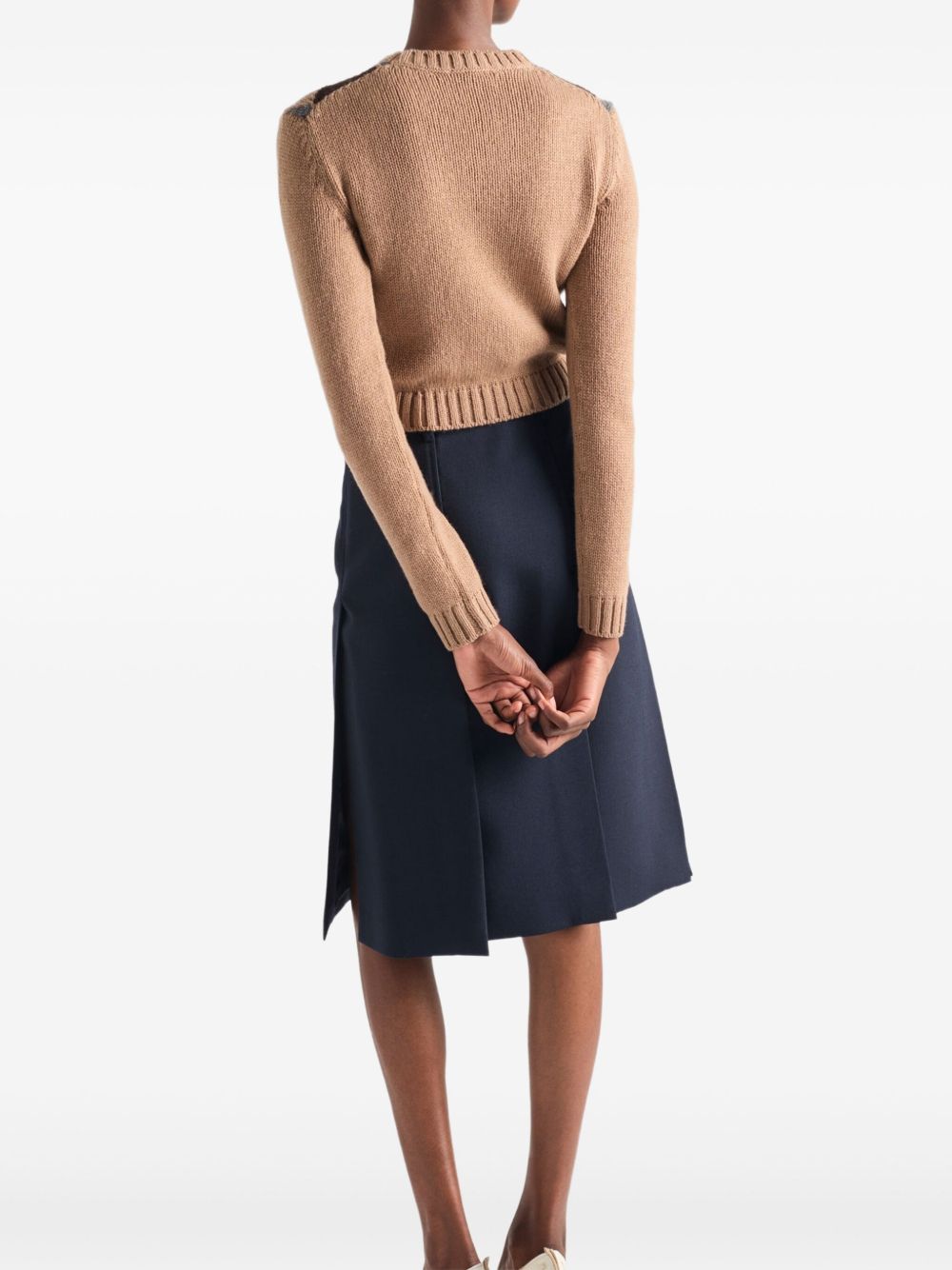 Prada
Maglione girocollo a rombi