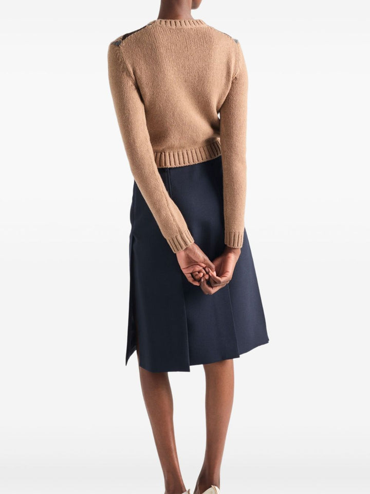 Prada
Maglione girocollo a rombi