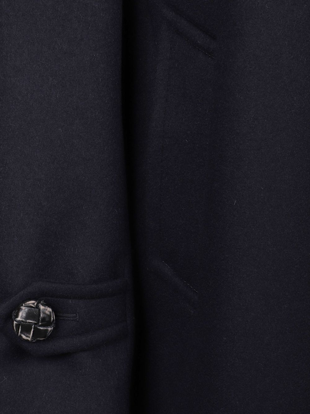 Prada Cappotto in lana blu scuro