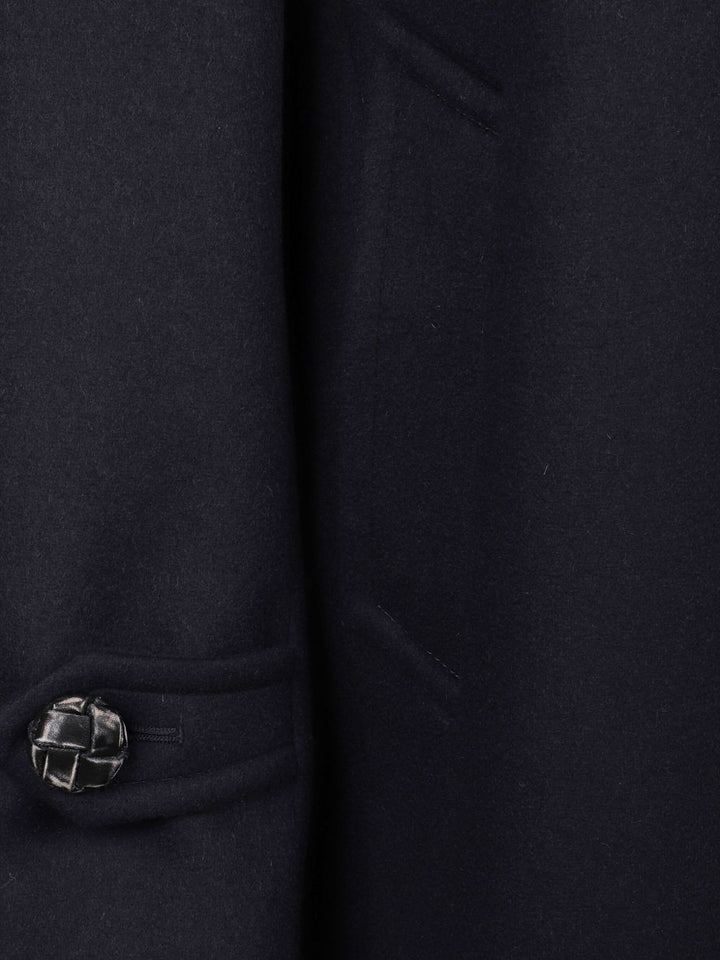 Prada Cappotto in lana blu scuro