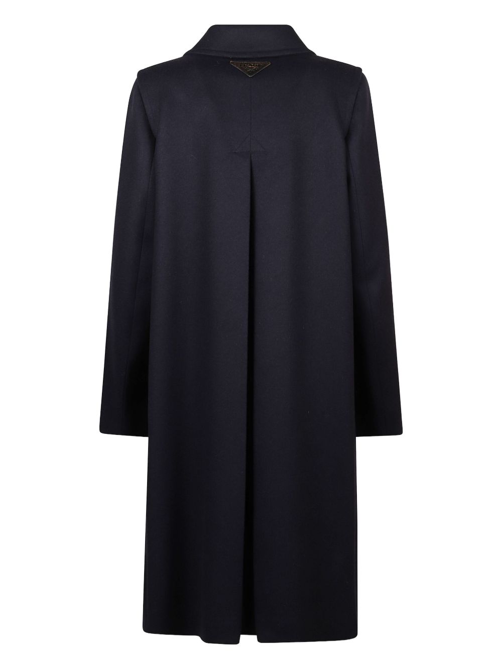 Prada Cappotto in lana blu scuro