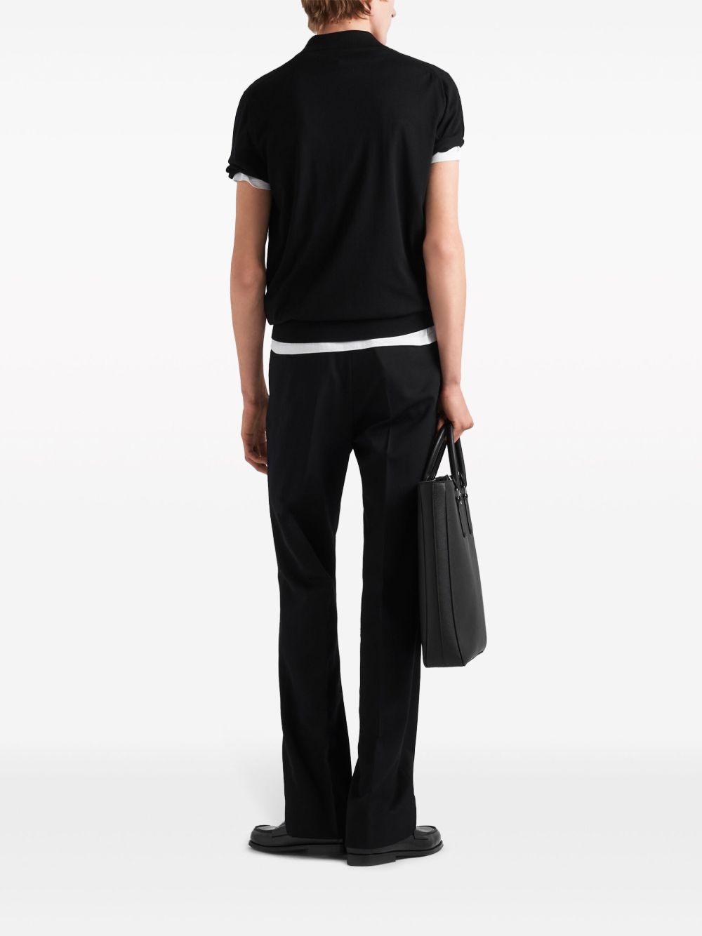 Prada
Polo con ricamo