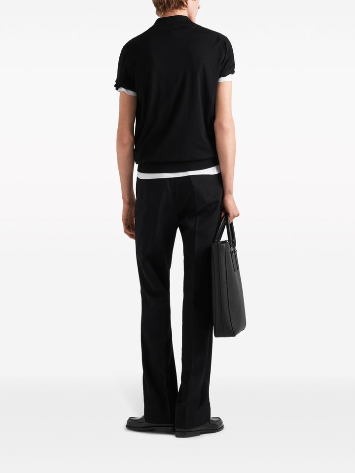 Prada
Polo con ricamo