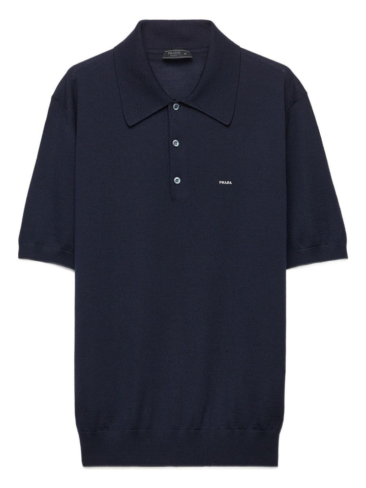 Prada
Polo in lana con logo