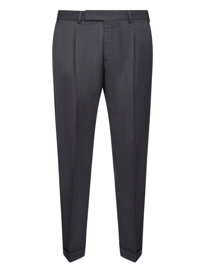 PT Torino Pantaloni grigi con pieghe