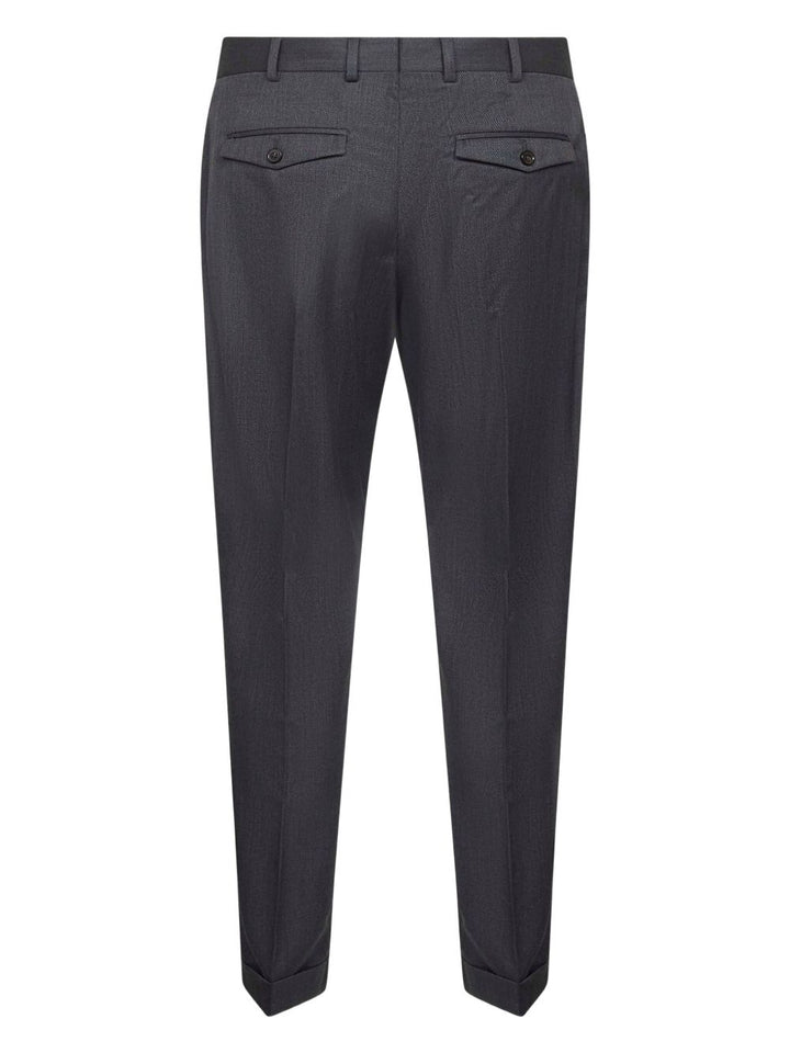 PT Torino Pantaloni grigi con pieghe