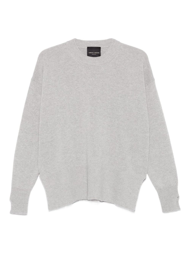 Roberto Collina
Maglione grigio in misto cashmere e lana