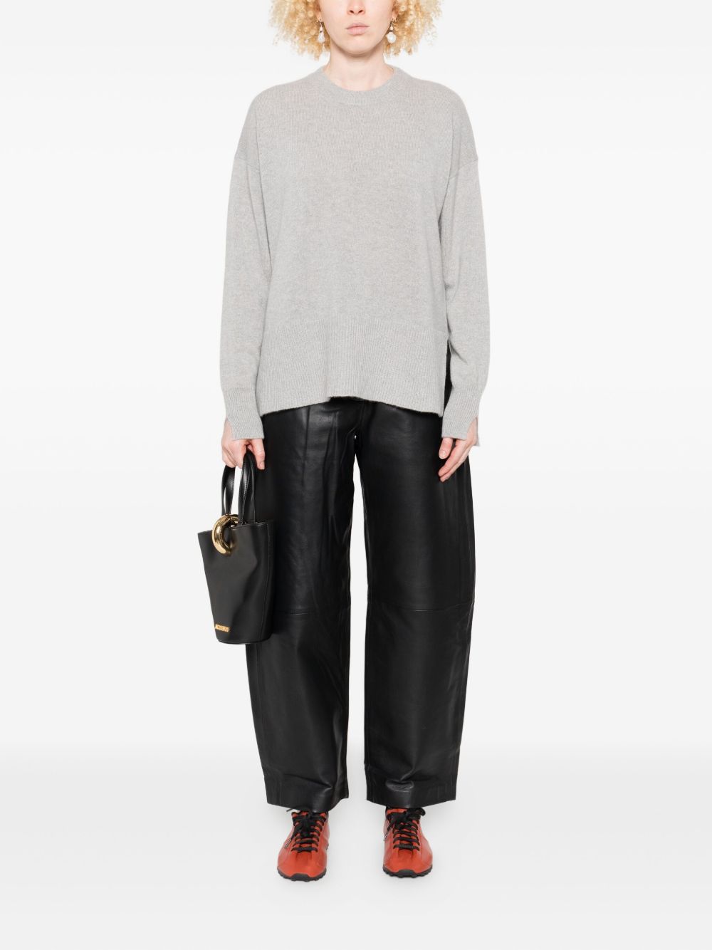 Roberto Collina
Maglione grigio in misto cashmere e lana