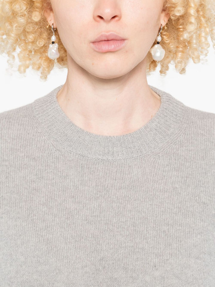 Roberto Collina
Maglione grigio in misto cashmere e lana