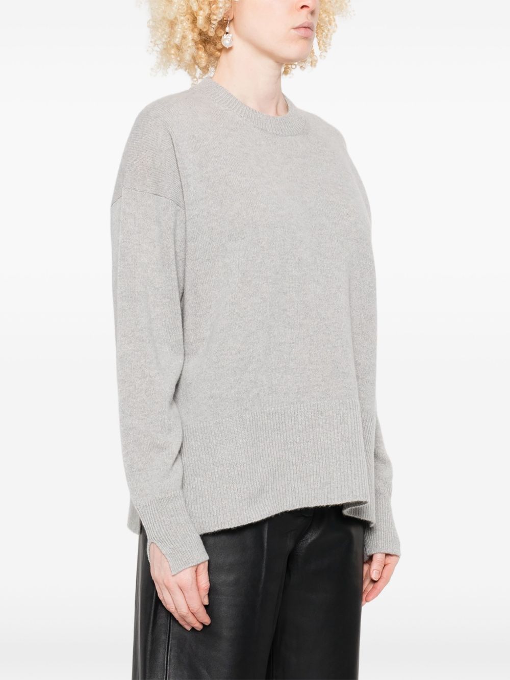 Roberto Collina
Maglione grigio in misto cashmere e lana