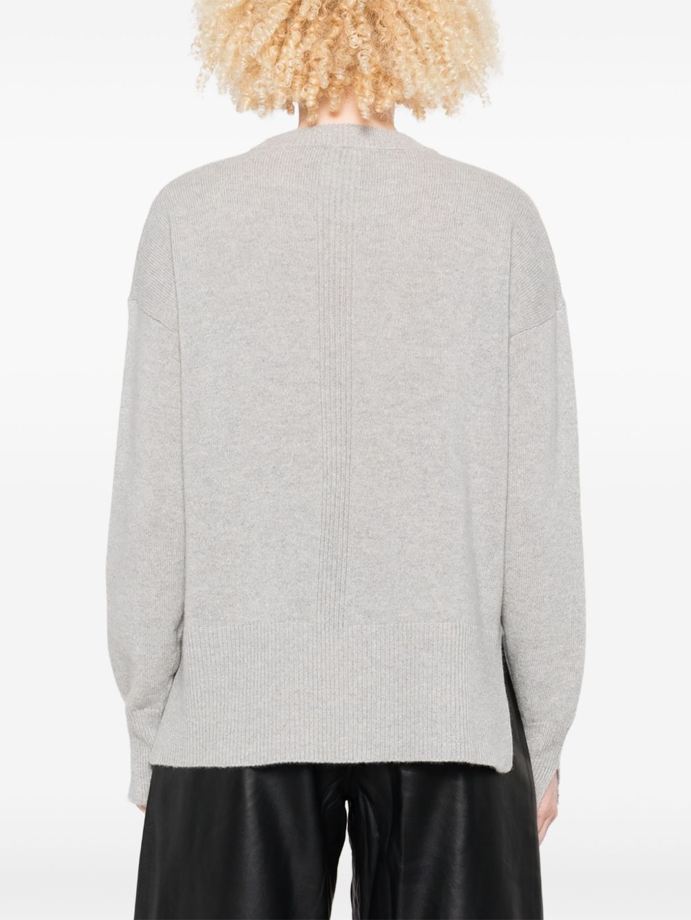 Roberto Collina
Maglione grigio in misto cashmere e lana