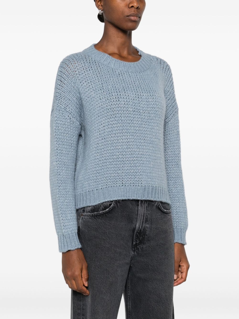 Roberto Collina
Maglione in lana di alpaca azzurro chiaro