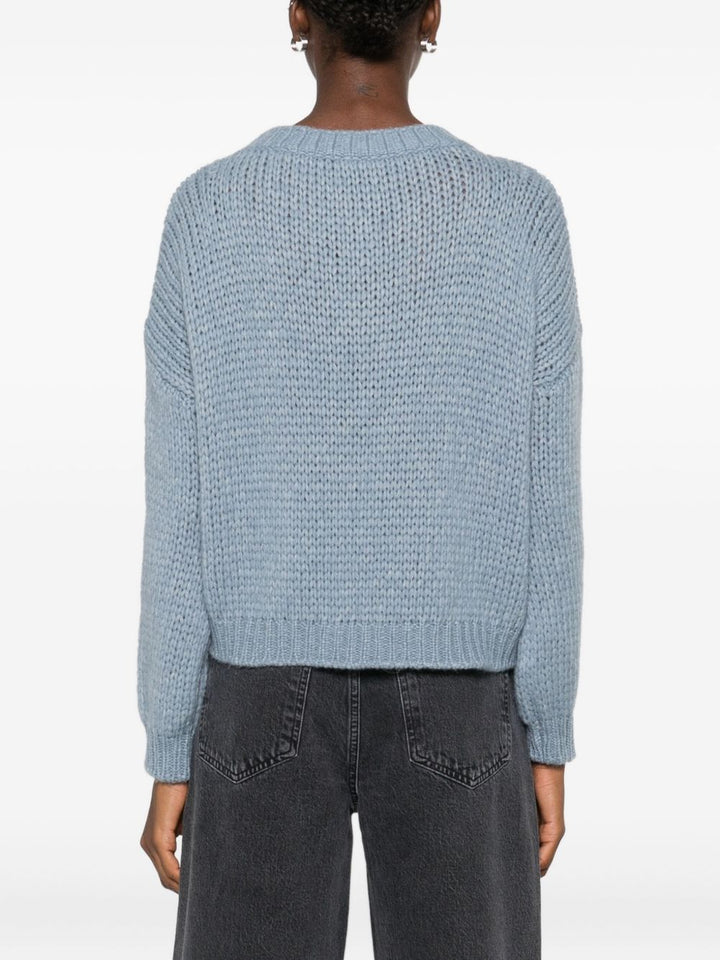 Roberto Collina
Maglione in lana di alpaca azzurro chiaro