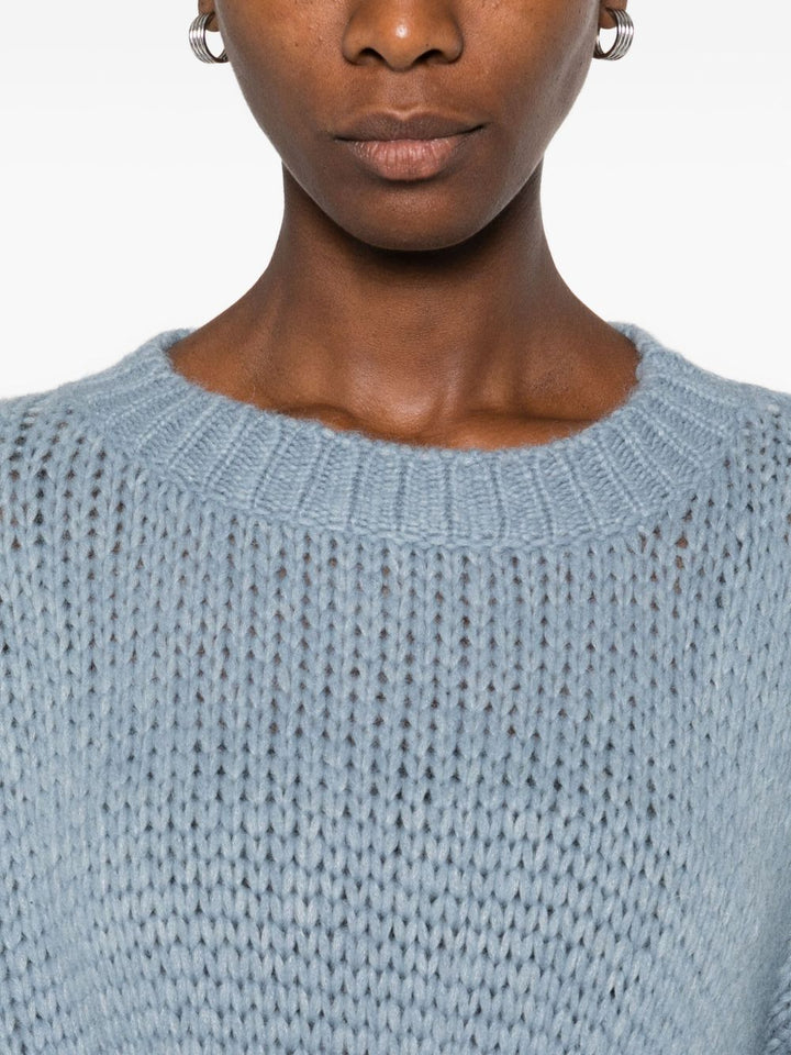 Roberto Collina
Maglione in lana di alpaca azzurro chiaro