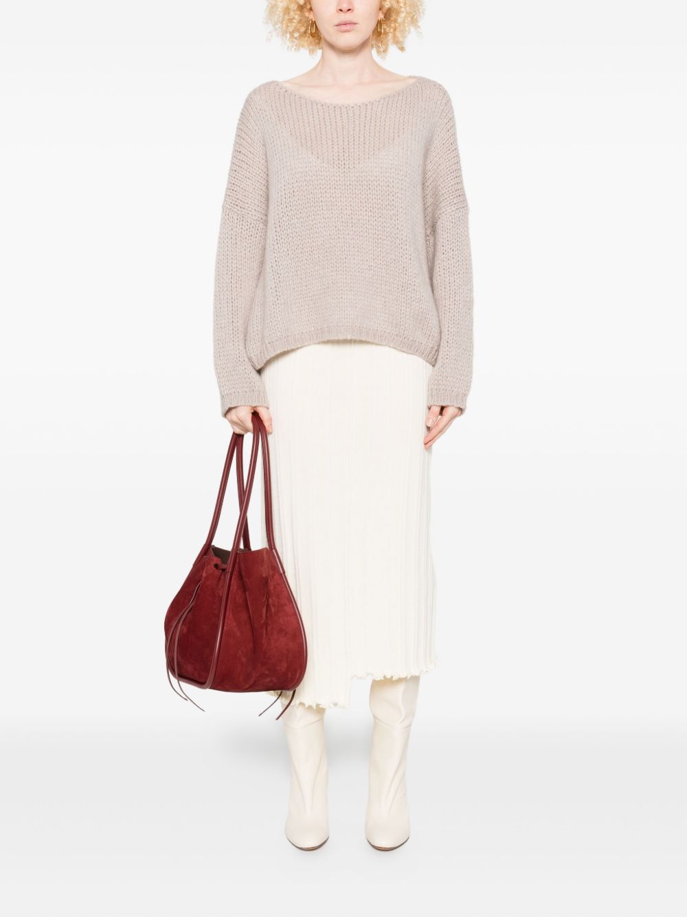 Roberto Collina Maglione beige