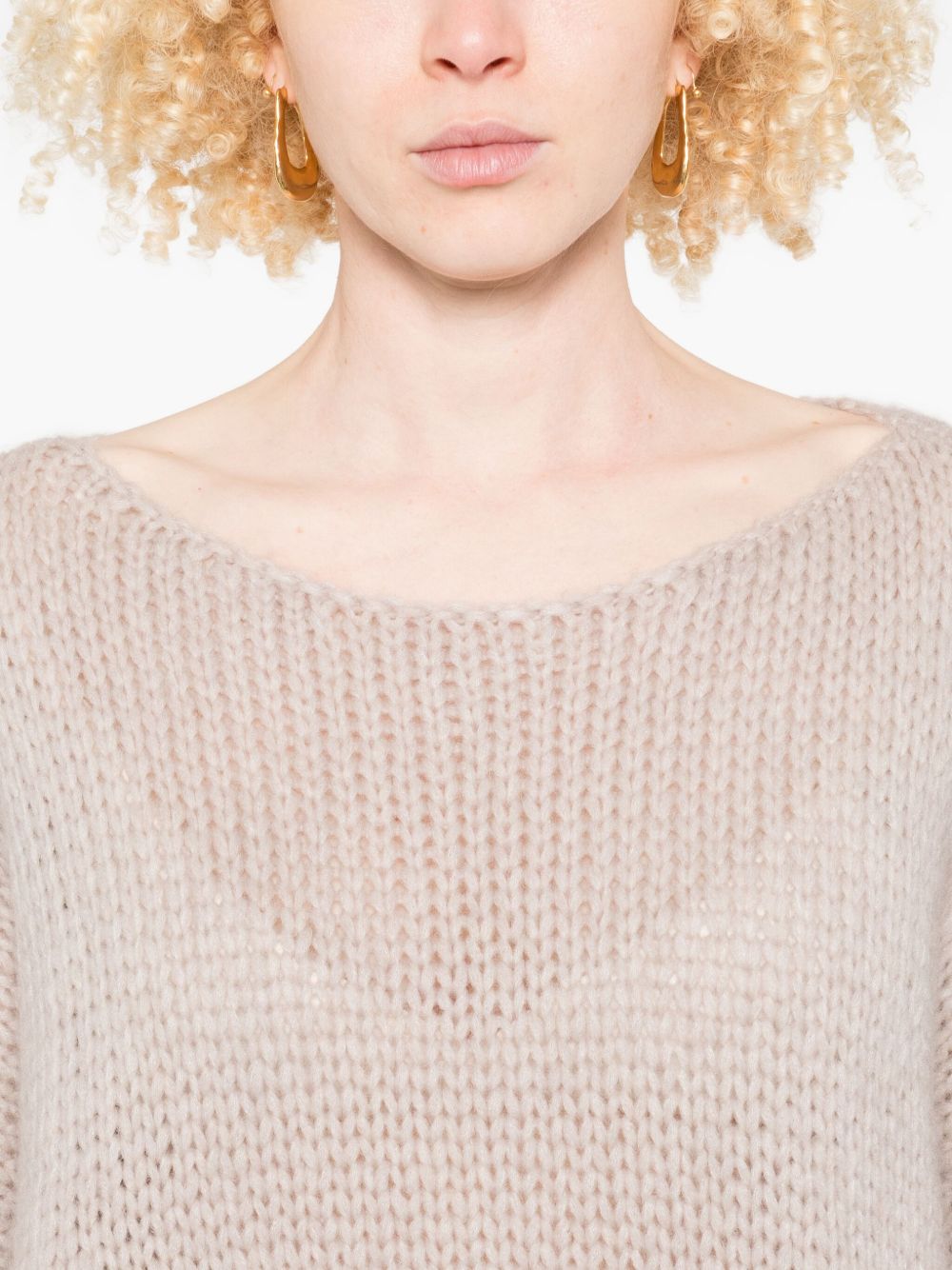 Roberto Collina Maglione beige