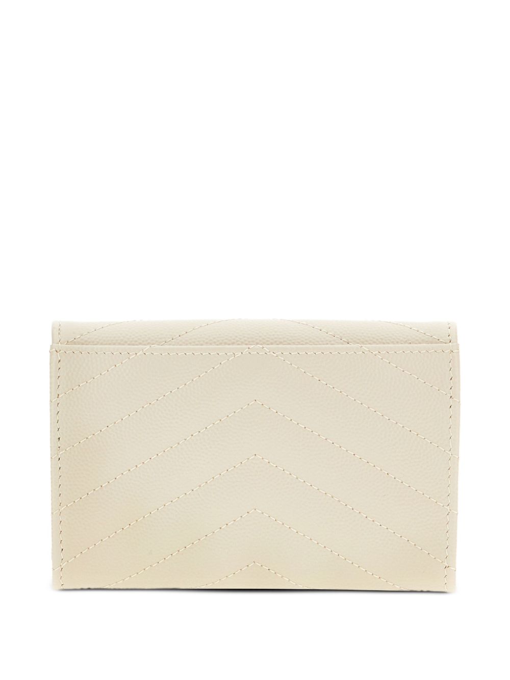 CASSANDRE MATELASSÉ Portafogli Envelope piccolo in pelle goffrata grain de poudre