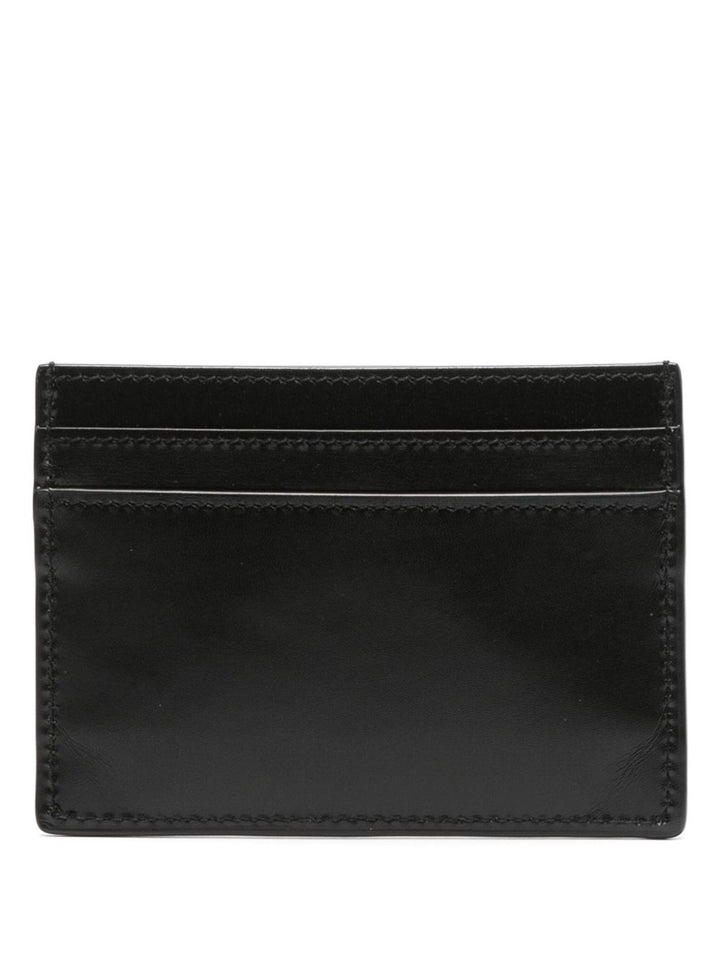 CASSANDRE Porta carte in pelle nera