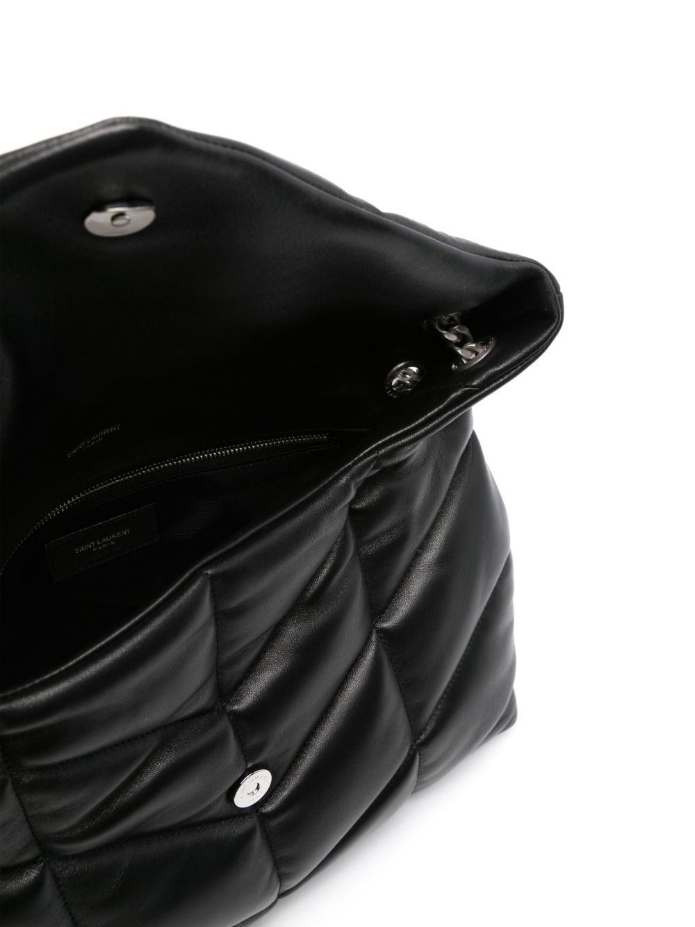 Saint Laurent
Puffer media in nappa trapuntata